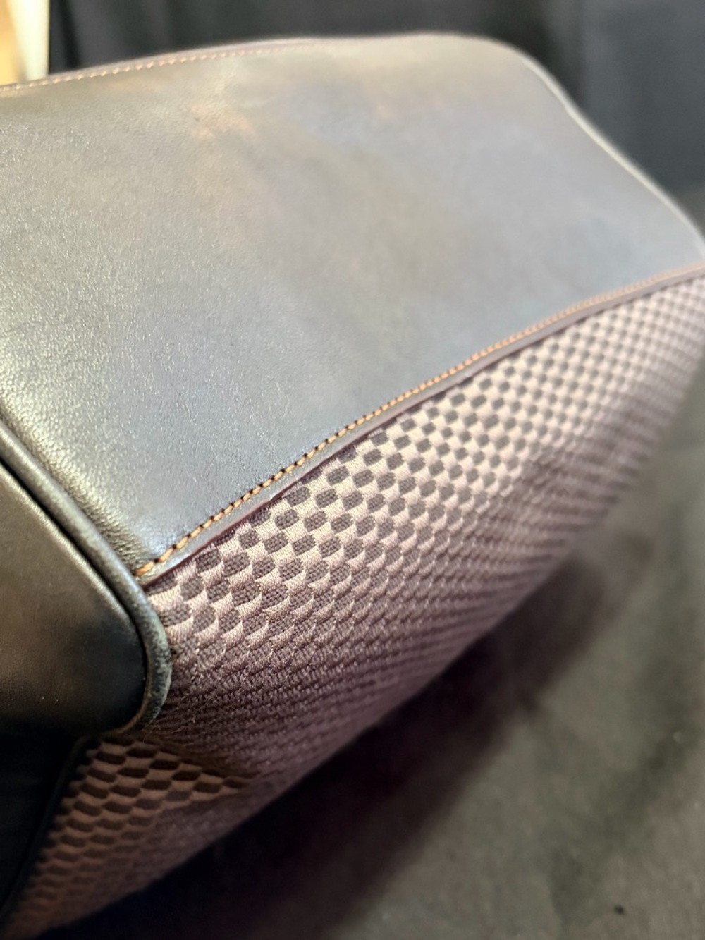 Coach Black Woven Leather Satchel - Coach - Picture 7 of 14